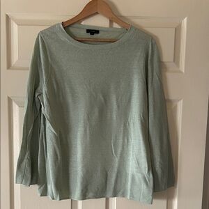 Jcrew linen sweater mint